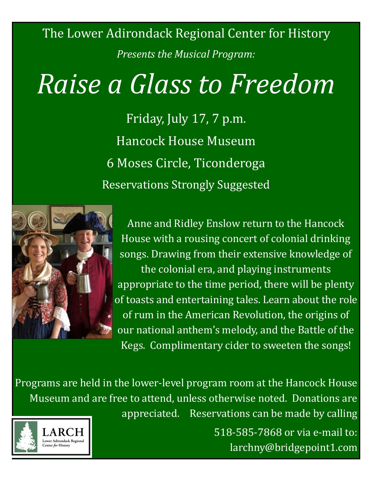 Enslow Concert July 17