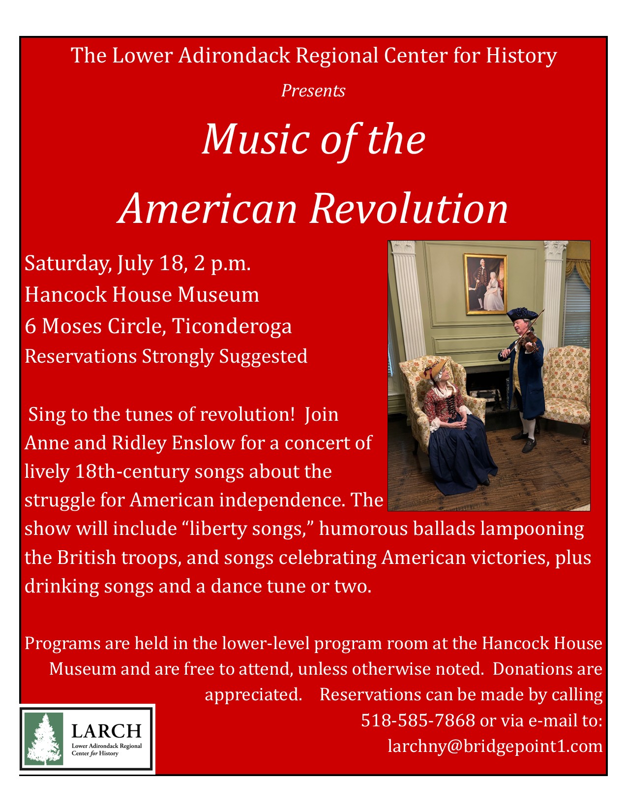 Enslow Concert.July 18.